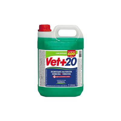 Desinfetante Bactericida Vet+20 Concentrado 5L