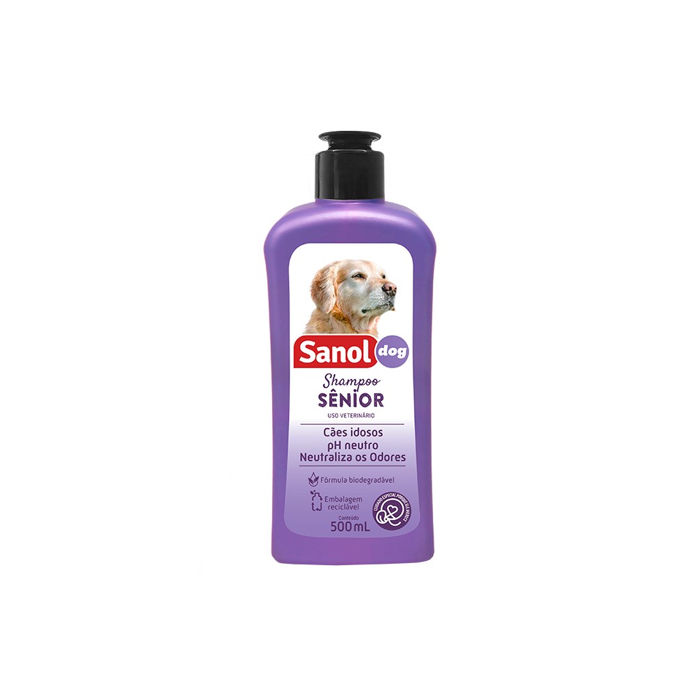 Shampoo Sanol Dog Sênior para Cães 