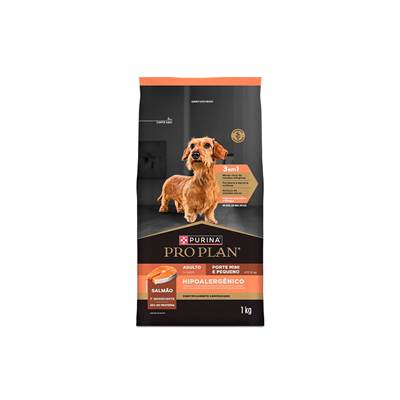 Ração Proplan Hipoalergênico para Cães Adultos de Porte Mini e Pequeno 1kg