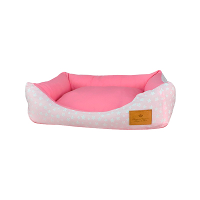 Cama Bonito Pra Cachorro Estrela Rosa para Cães P