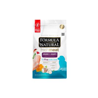 Ração Fórmula Natural Fresh Meat para Cães Filhotes de Porte Grande e Gigante 2,5kg