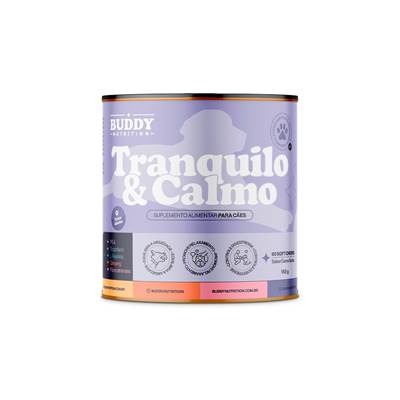 Suplemento Alimentar Buddy Nutrition Tranquilo & Calmo Sabor Carne Suína para Cães 60 tabletes