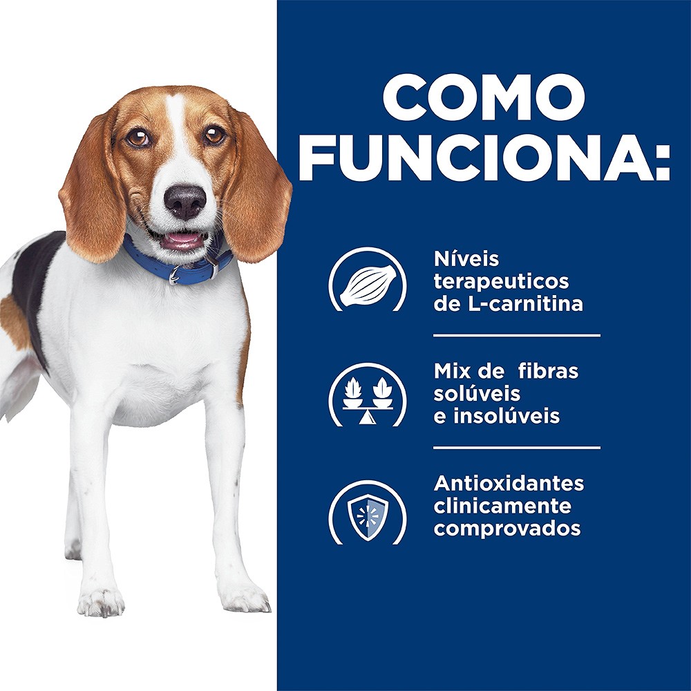 Ração Hills Prescription Diet R/D Redução de Peso para Cães Adultos Obesos
