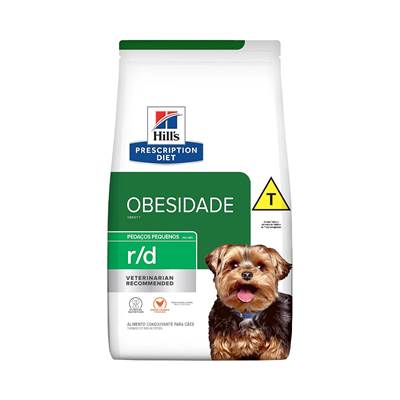 Ração Hill's Prescription Diet R/D para Cães Adultos Pedaços Pequenos - Redução de Peso 7,5kg