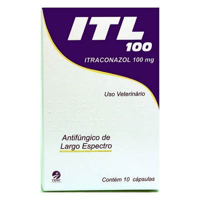 Antifúngico ITL 100 - Itraconazol 100mg 10 comprimidos