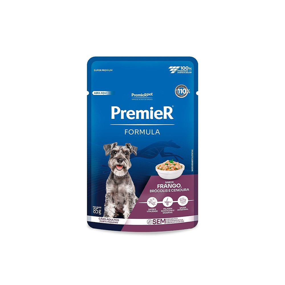 Ração Úmida Premier Fórmula para Cães Adultos Porte Pequeno sabor Frango