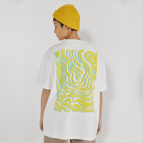 T-Shirt Wide Psy Board Branco | Zee.Dog