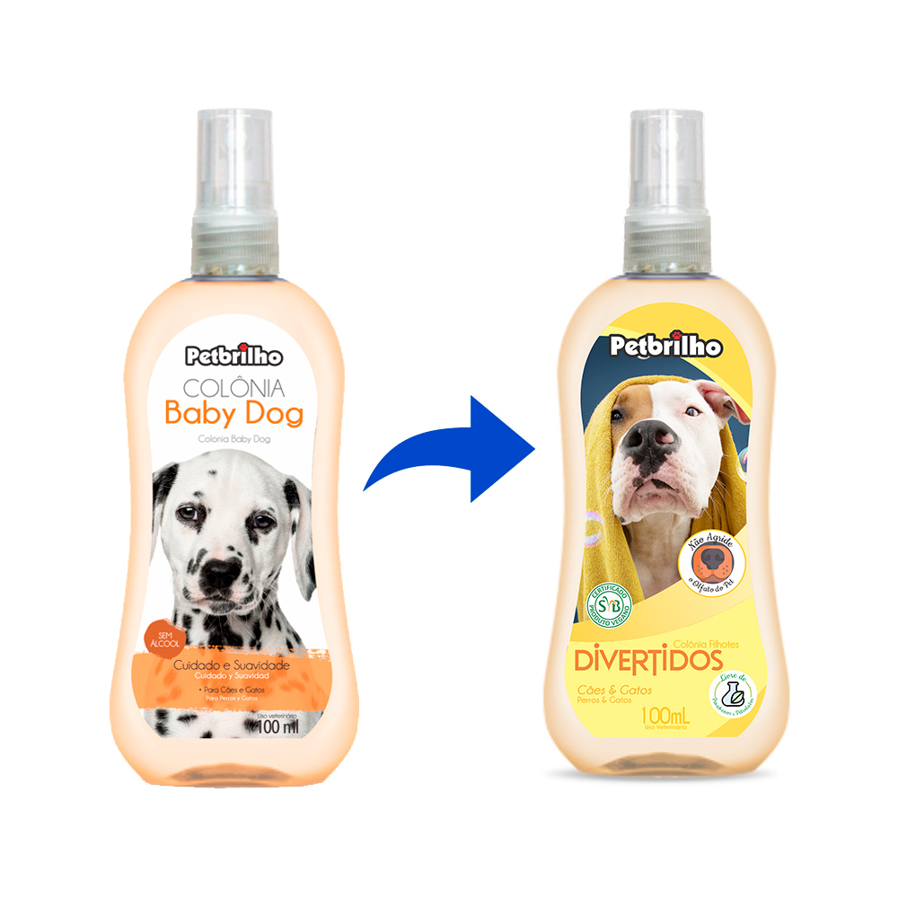 Perfume Petbrilho Vegano para Cães Filhotes