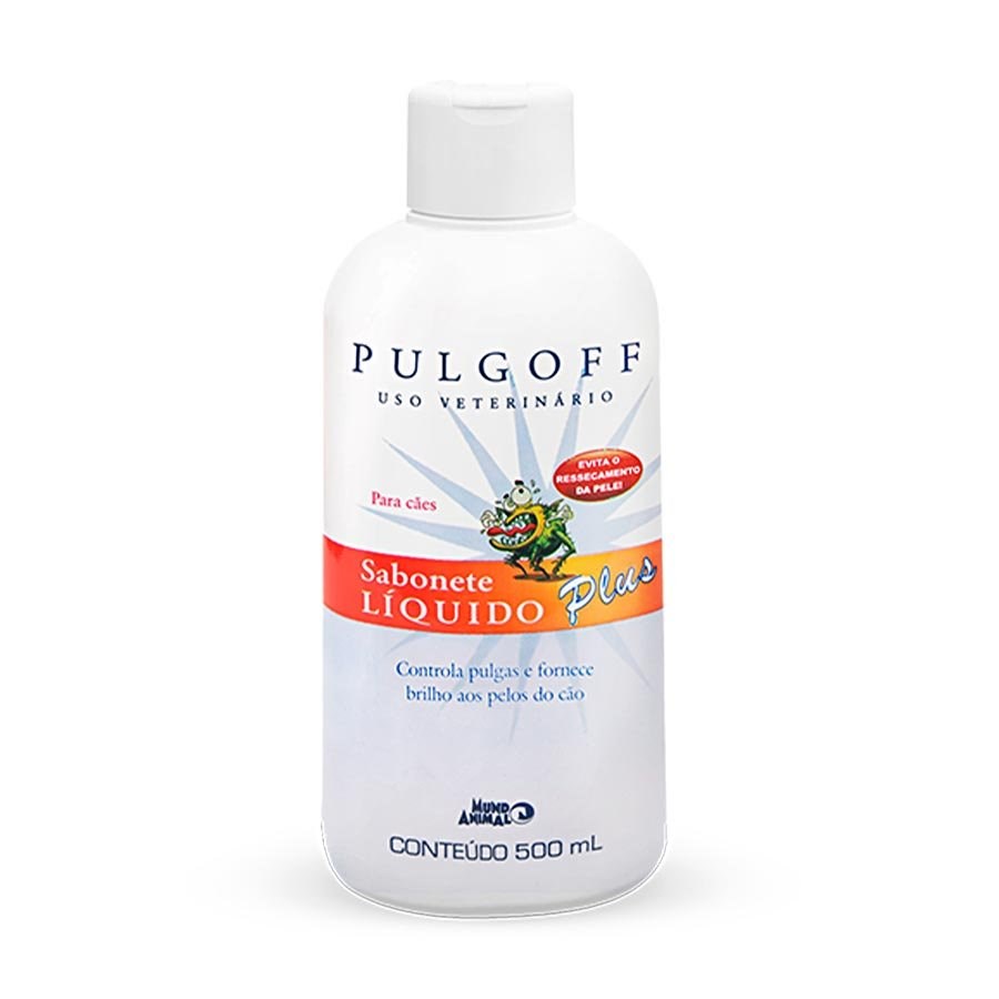 Sabonete Líquido Mundo Animal Pulgoff Plus para Cães