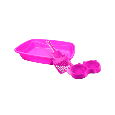 Kit Pet Injet Luxo para Gatos Rosa U