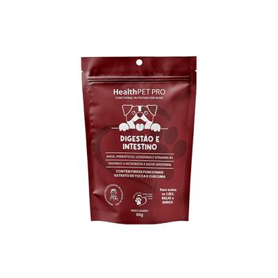 Biscoito HealthPet Pró Digestão e Intestino para Cães 50g
