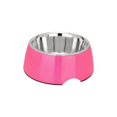 Comedouro Kumar Melamina Rosa para Cães 800ml