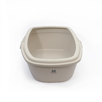 Bandeja Fuzz King para Gatos Off White