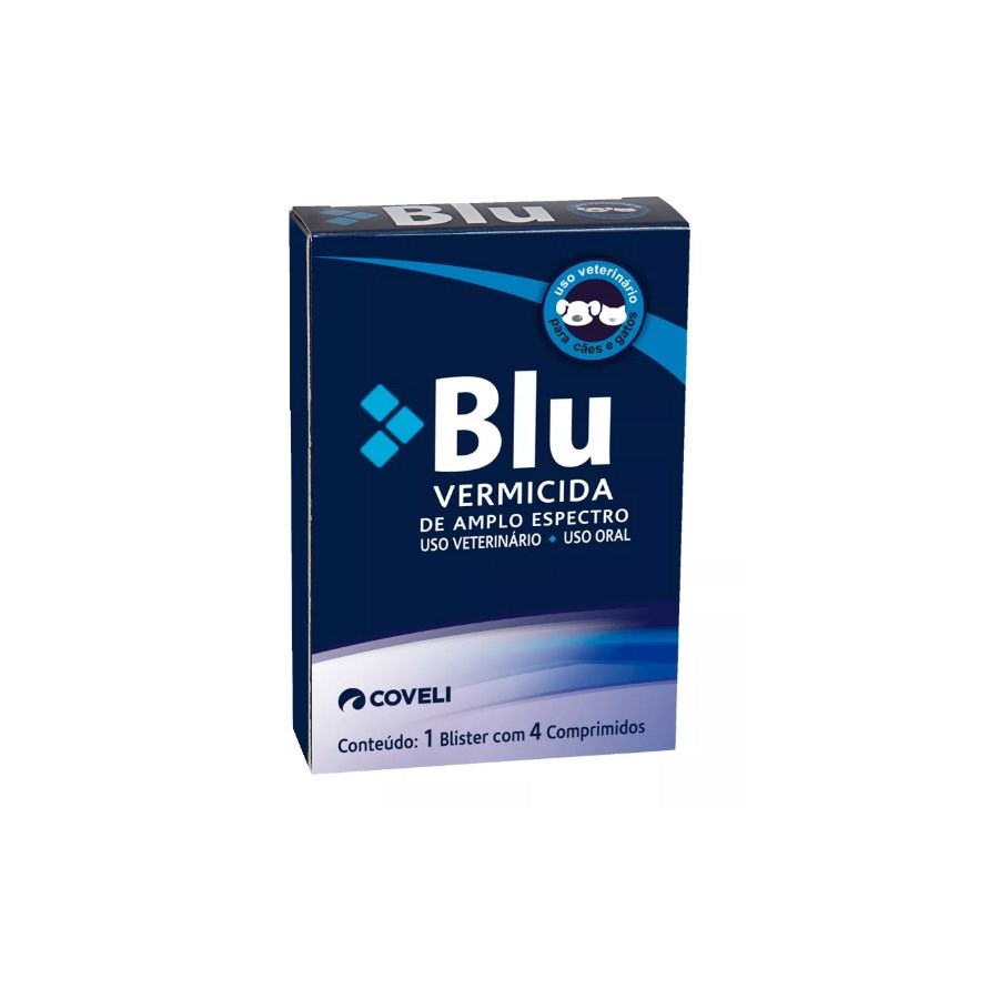 Vermicida Blu Coveli para Cães e Gatos