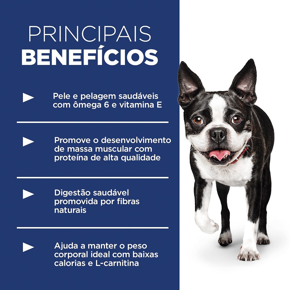 Ração Hill's Science Diet Light Pedaços Pequenos para Cães Adultos