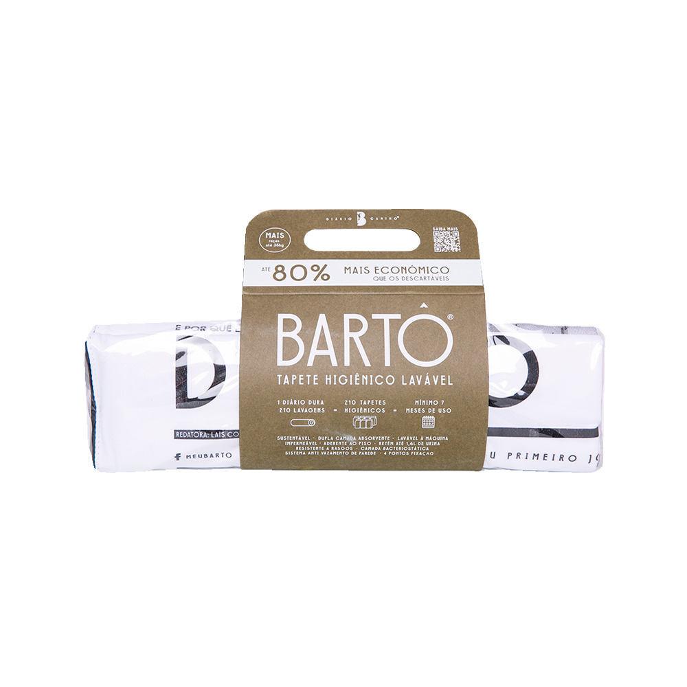 Tapete Higiênico Lavável Bartô Diário Canino Tradicional para Cães