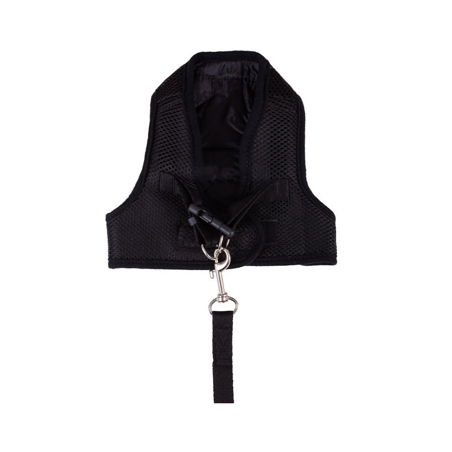Peitoral Urban Puppy para Cães Colete Aerado Preto