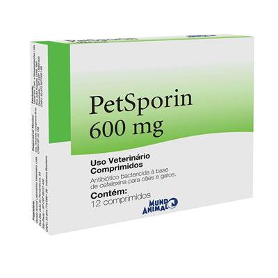 PetSporin 600Mg 12 comprimidos
