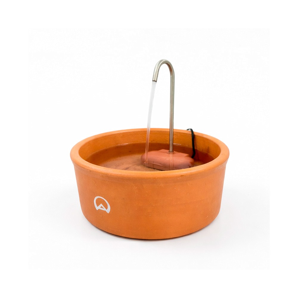 Fonte Amicus Cerâmica Aqua Clay Basic para Cães e Gatos