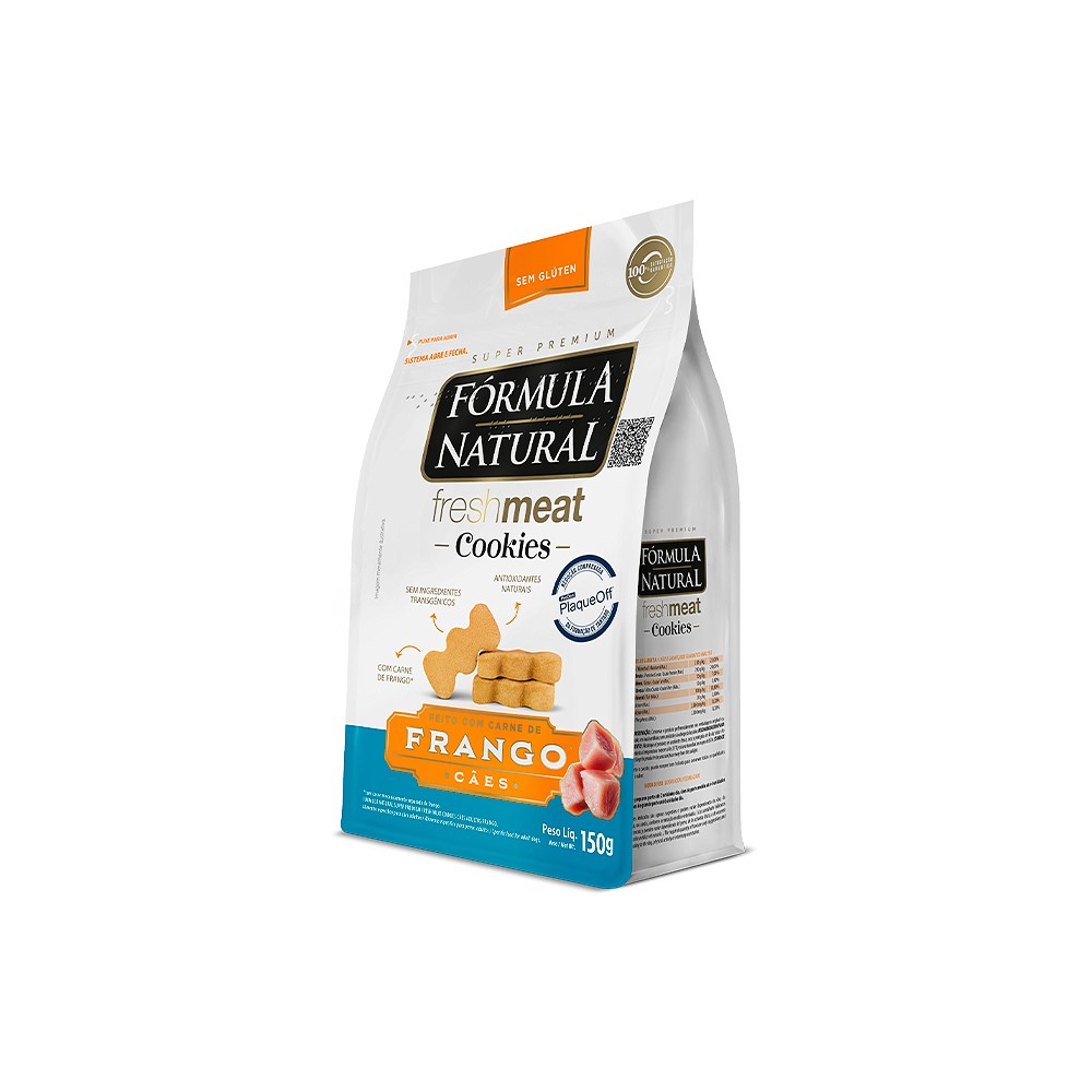 Biscoito Fórmula Natural Fresh Meat Cookie para Cães Adultos sabor Frango