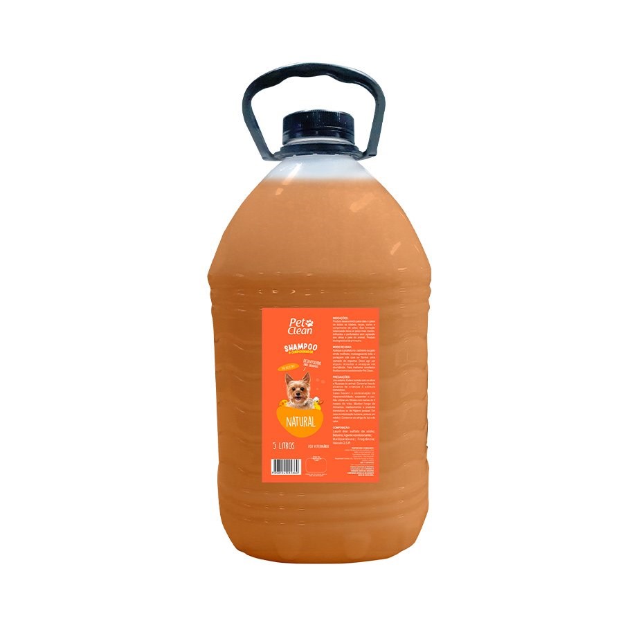 Shampoo e Condicionador Pet Clean Natural para Cães e Gatos