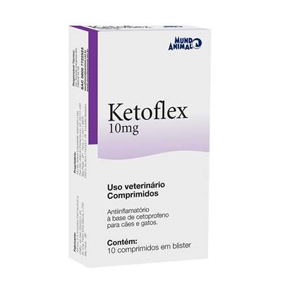 Ketoflex Mundo Animal - 10 Comprimidos 10mg