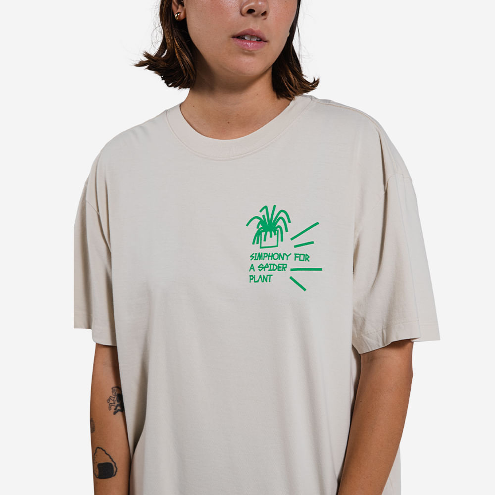 T-Shirt Wide Spider Plant Areia | Imagem 2