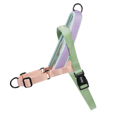 Peitoral Antipuxão SofterWalk para Cachorros Peach P