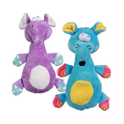 Brinquedo Napi Pelúcia Elefante para Cães - Cores Sortidas U