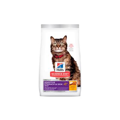 Ração Hill's Science Diet Pele Sensível para Gatos Adultos sabor Frango 1.5kg
