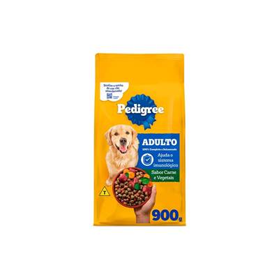 Ração Pedigree para Cães Adultos Raças Médias e Grandes sabor Carne e Vegetais 2,7kg