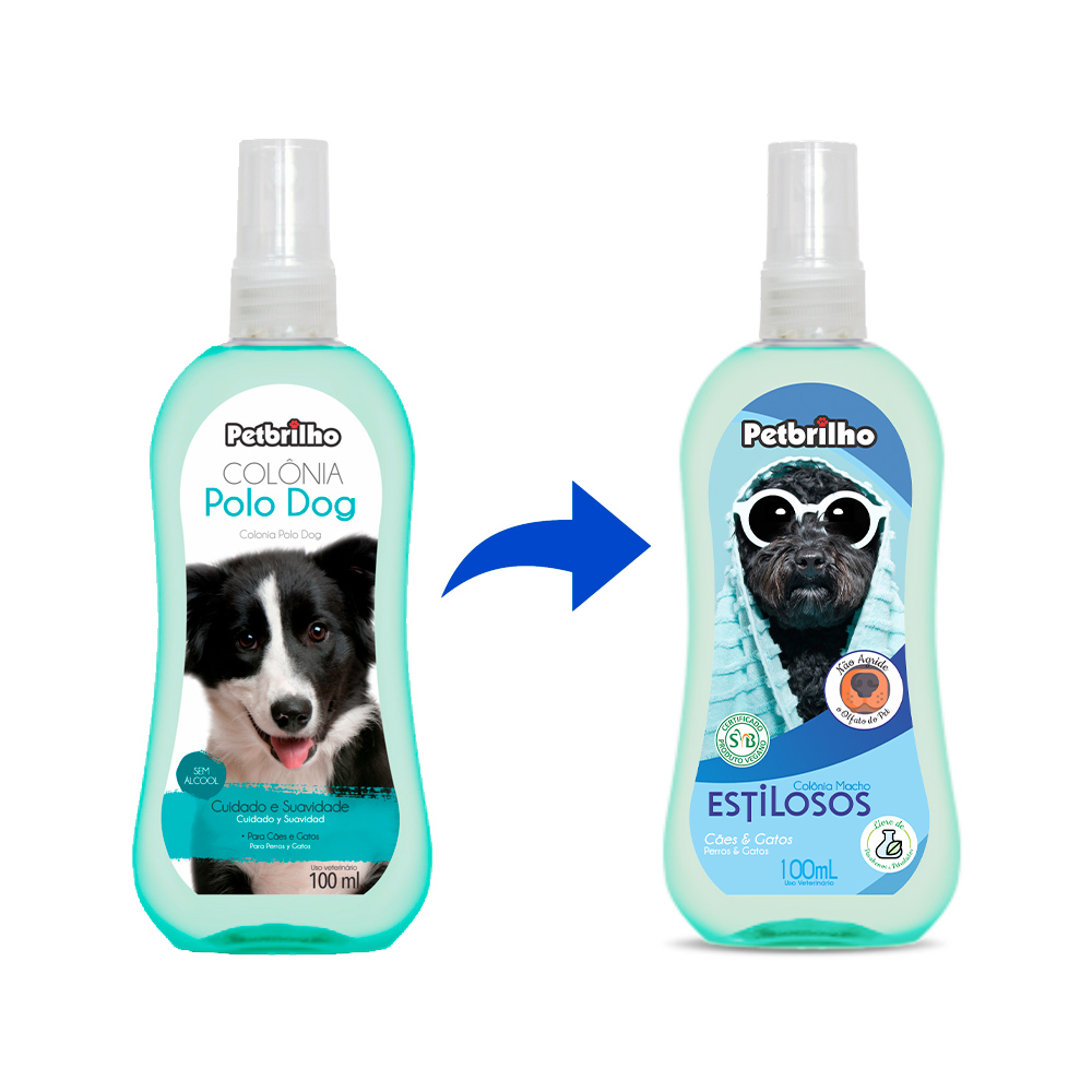 Perfume Petbrilho Vegano para Cães Machos