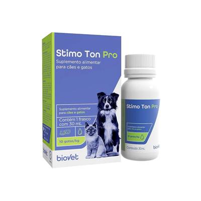 Suplemento Alimentar Biovet Stimo Ton Pro para Cães e Gatos 125ml