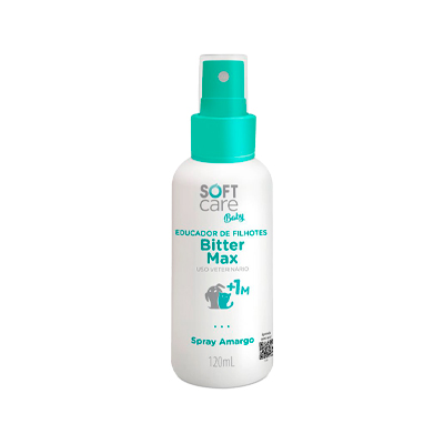 Educador Soft Care Baby Bitter Max para Cães e Gatos Filhotes 120ml