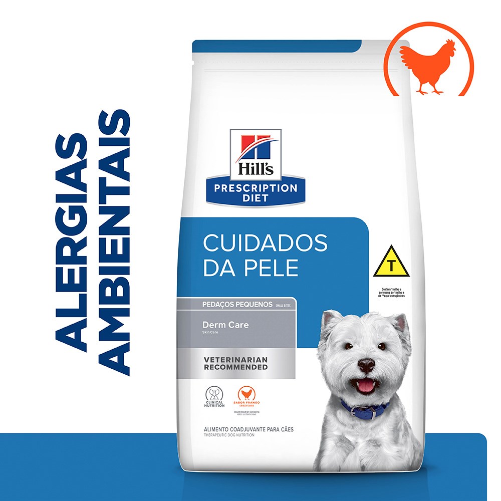 Ração Hill's Prescription Diet para Cães Adultos Pedaços Pequenos -  Cuidados da Pele 