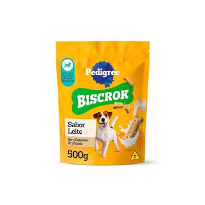 Biscoito Pedigree Biscrok para Cães Adultos Raças Pequenas 500g
