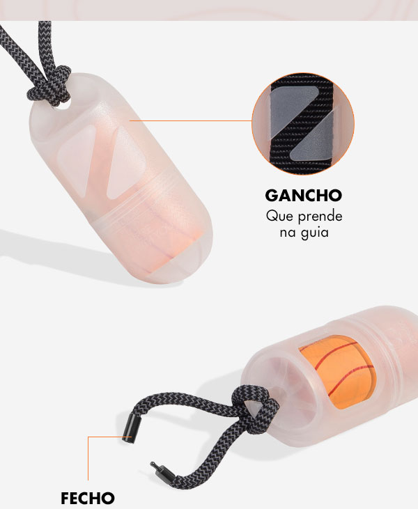 Porta-Saquinhos Higiênicos Transparente Zee.Dog 3.0
