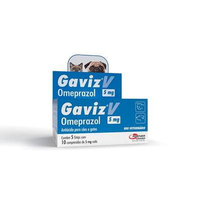 Gaviz V Omeprazol 5mg Strip com 10 Comprimidos 5mg