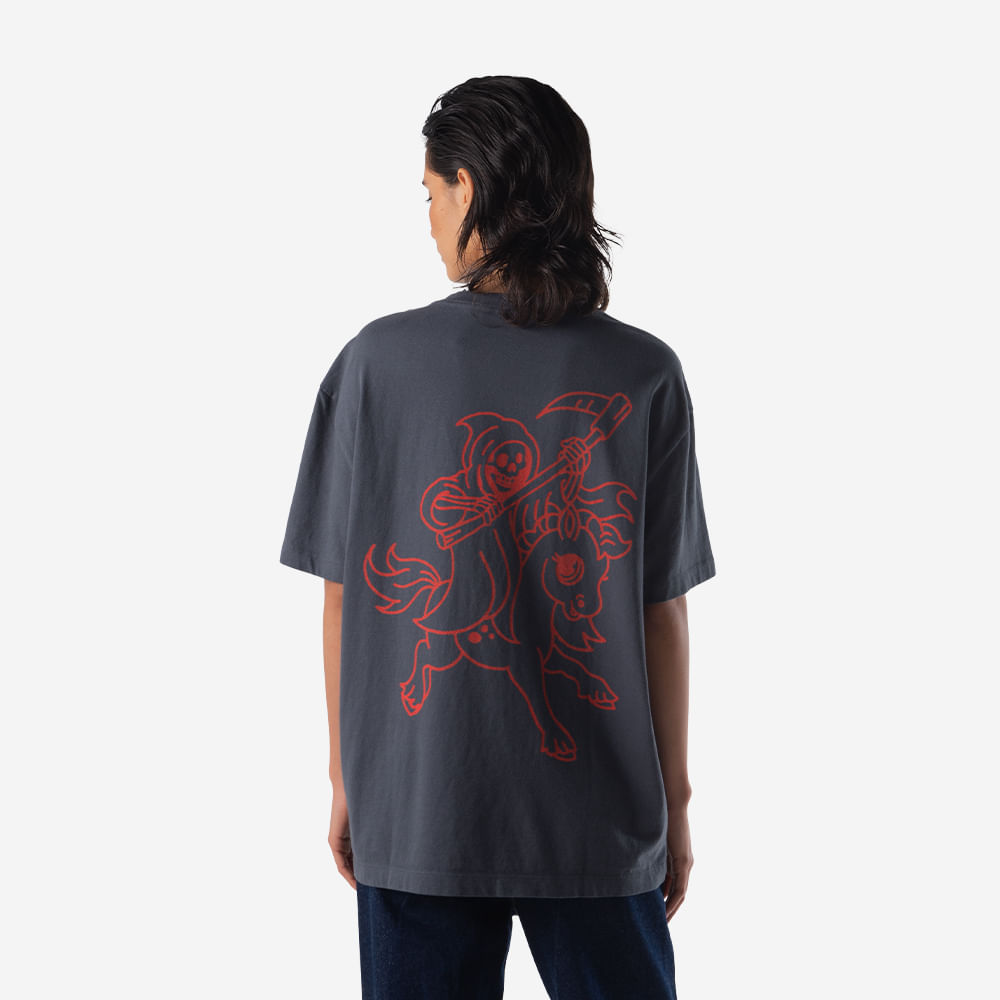T-Shirt Wide Death Pony Preto | Imagem 0