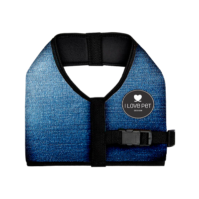 Peitoral I Love Pet Design para Cães Jean 1