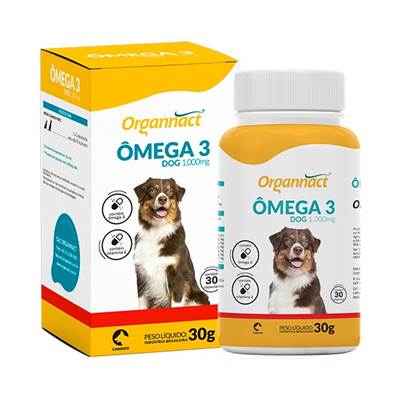 Suplemento Vitamínico Ômega 3 Dog 1000mg 30g