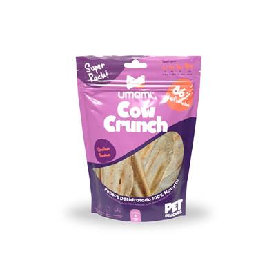 Osso Umami Orelha Bovina Desidratada Natural 6 Unidades 250g