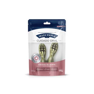 Snack Selections Cuidado Oral Escova Dental porte Grande 100g