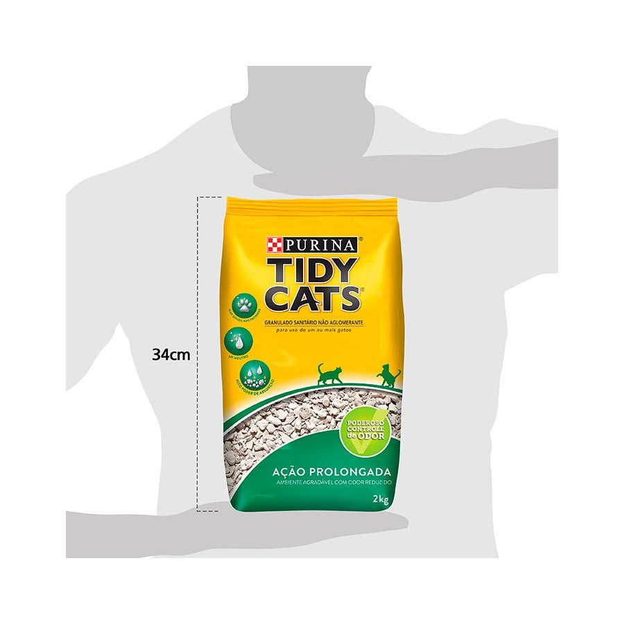 Areia Sanitária Tidy Cats
