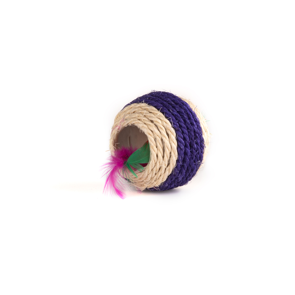 Brinquedo Fuzz para Gatos Bola de Sisal