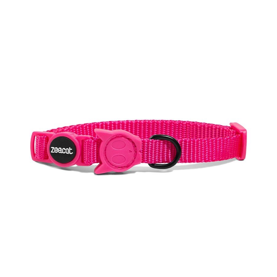 Coleira para Gatos Pink Led