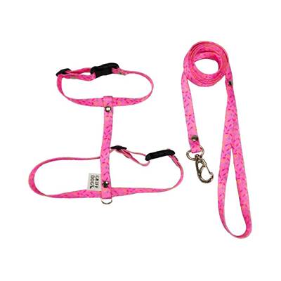 Peitoral Griff Dog Rosa para Gatos U