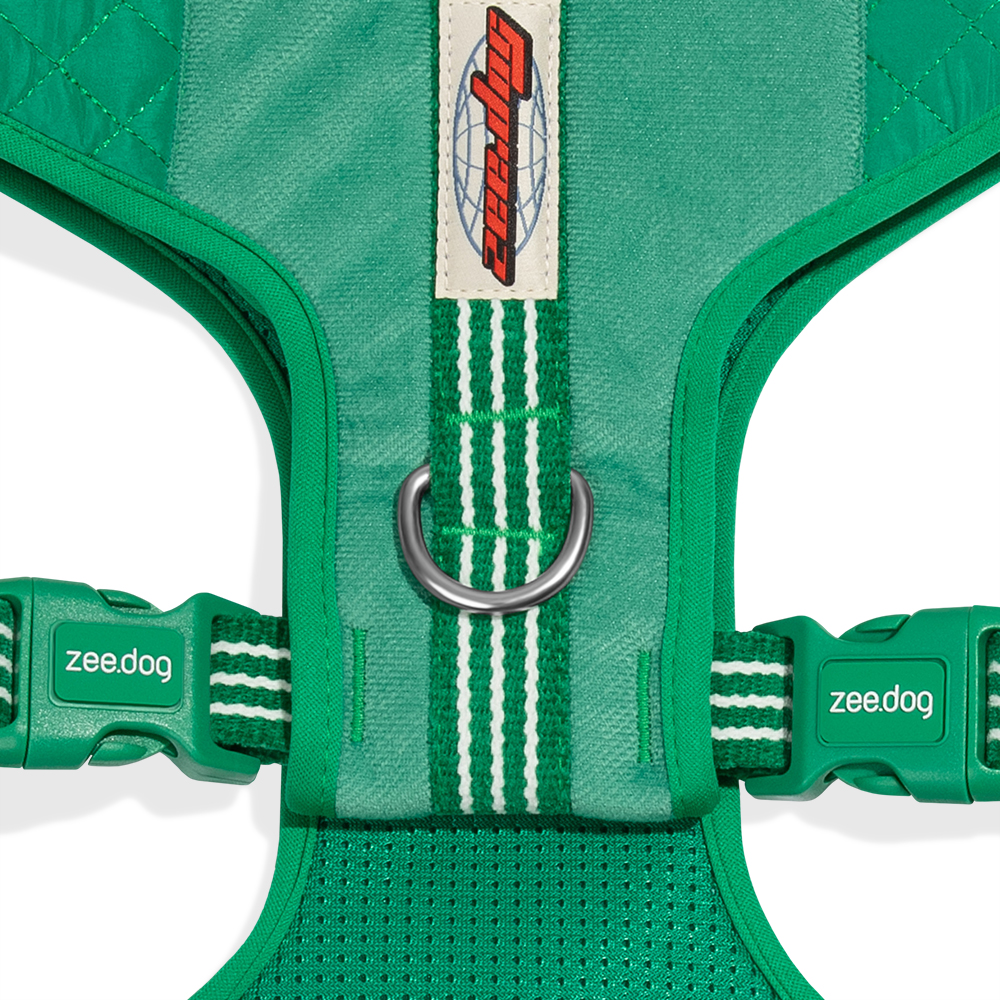 Peitoral para Cachorros Air Mesh Ajustável Velvet Vibes Vert