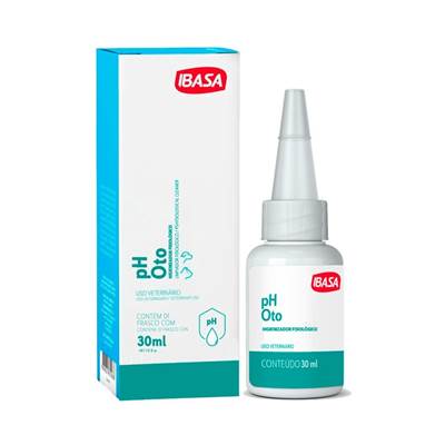 Limpa Orelhas Ibasa Ph Oto para Cães e Gatos 30ml