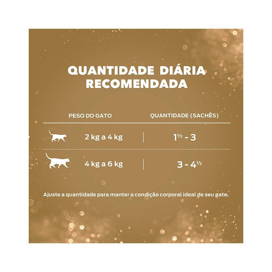 Ração Fancy Feast Sachê para Gatos Adultos sabor Demi Glace Carne 
